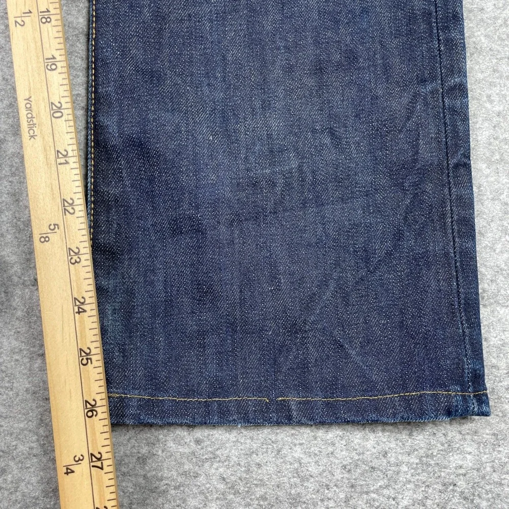 Polo Ralph Lauren Jeans Mens 30x30 (Fits 30x26) Dark Blue Bootcut Button Fly